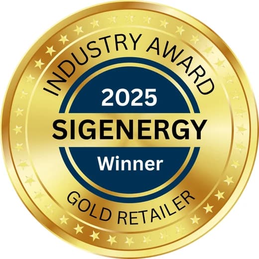 Sigenergy Gold Retailer — Industry Award 2025